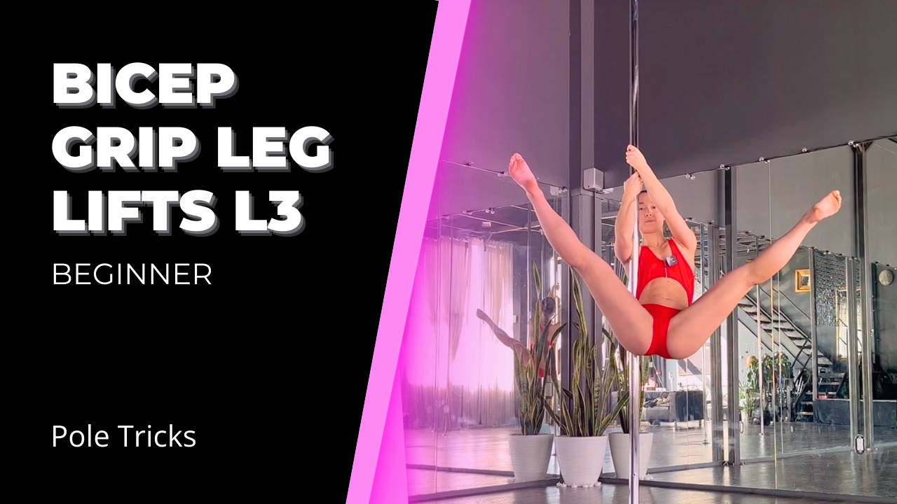 Bicep Grip Leg Lifts L3 - Straddle