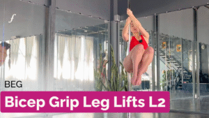 Bicep Grip Leg Lifts L2 - Tuck